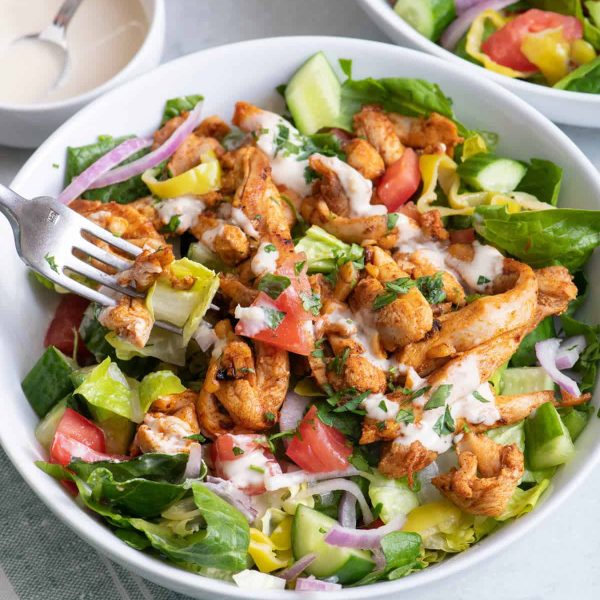 Chicken Shawerma Salad